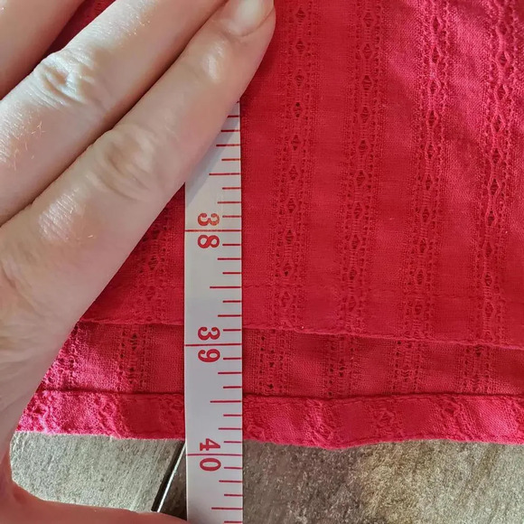 Beautiful Fuscia Cotton Kurti Tunic Sequin Embellished Women's Size XL 101cm - Picture 15 of 16